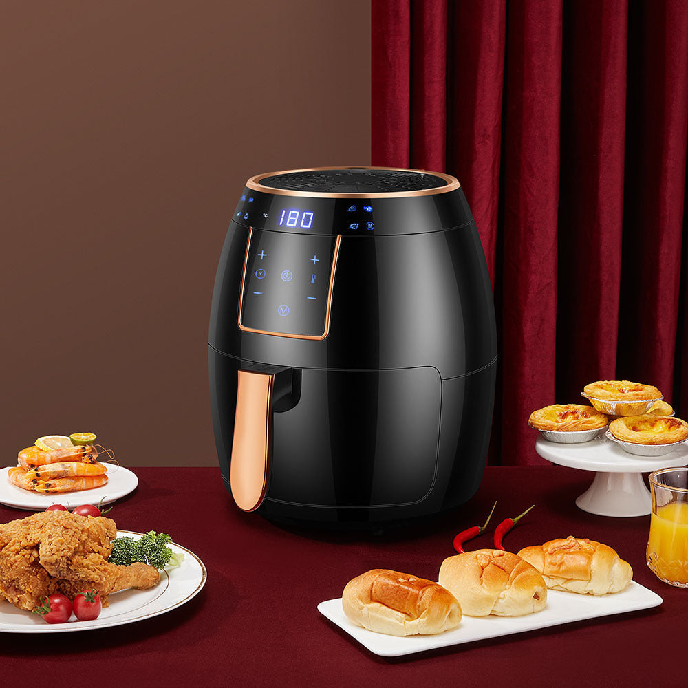 5.5L Digital Touchscreen Air Fryer – Oil-Free Smart Fryer for Healthy Cooking