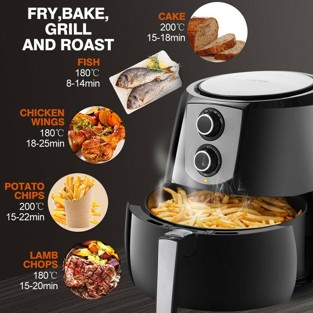 Spector 1800W 7L Air Fryer Healthy Cooker Low Fat Oil Free Kitchen