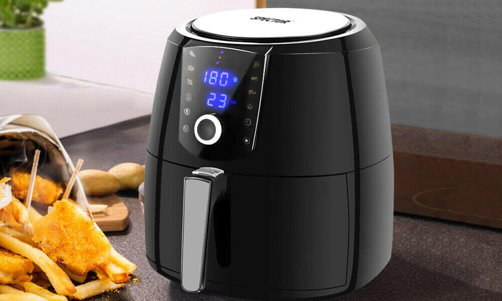 Spector New 7L Air Fryer LCD Health Cooker Low Oil Rapid Deep Frying