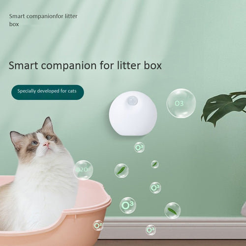 Smart Pet Deodorizer – Automatic Litter Box Odor Eliminator & Air Purifier