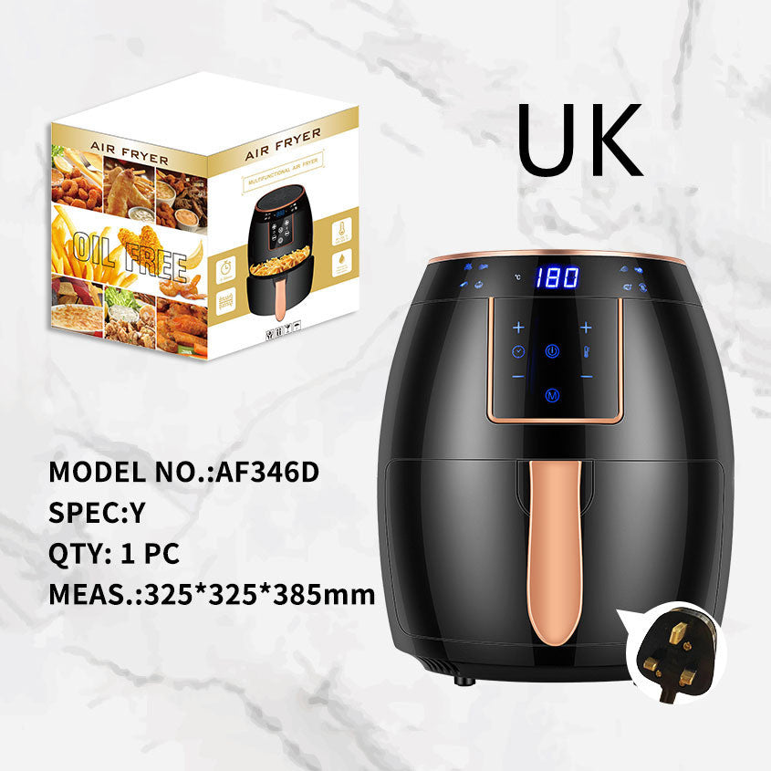 5.5L Digital Touchscreen Air Fryer – Oil-Free Smart Fryer for Healthy Cooking