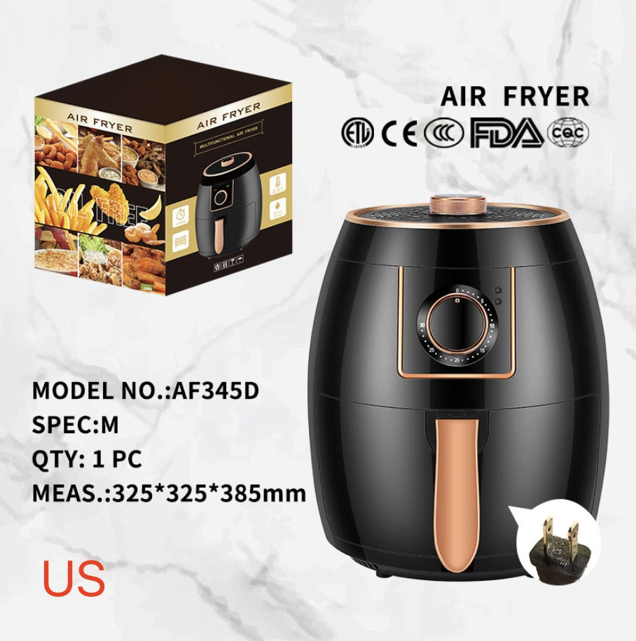 5.5L Digital Touchscreen Air Fryer – Oil-Free Smart Fryer for Healthy Cooking