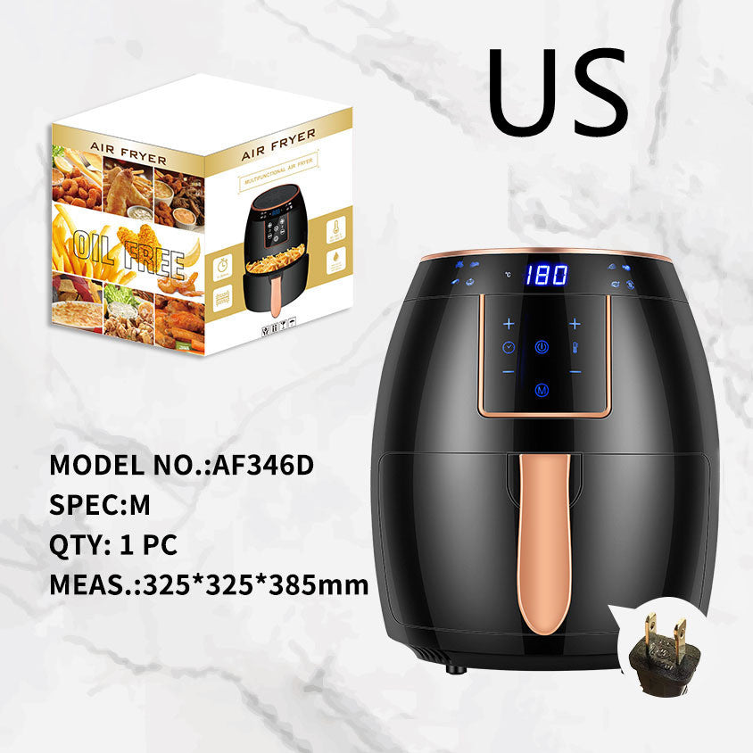 5.5L Digital Touchscreen Air Fryer – Oil-Free Smart Fryer for Healthy Cooking