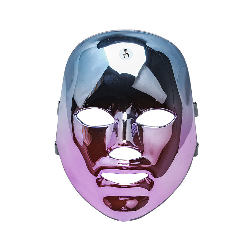 LED Light Therapy Mask – Rechargeable 7-Color Facial Skin Rejuvenation Device
