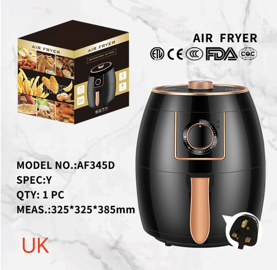 5.5L Digital Touchscreen Air Fryer – Oil-Free Smart Fryer for Healthy Cooking